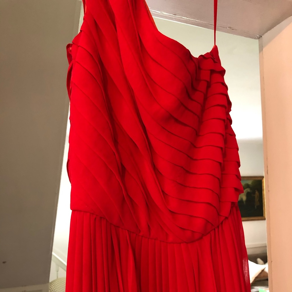 Halston Heritage one shoulder gown